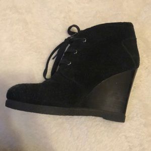 Tessori, boot wedges size 6